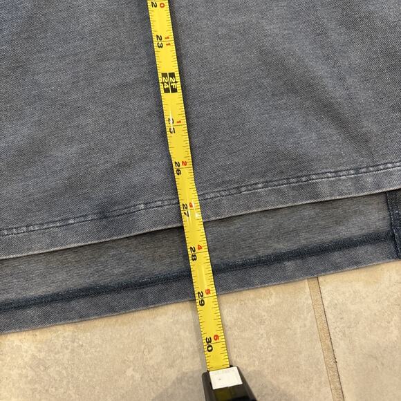 Lululemon Shirt Mens Medium Blue Fundamental Tee Short Sleeve Crew Neck Casual - Picture 7 of 9